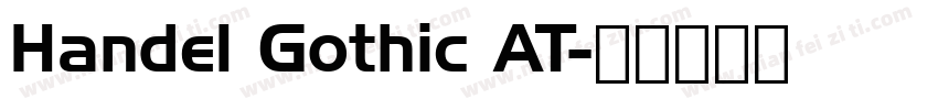Handel Gothic AT字体转换
